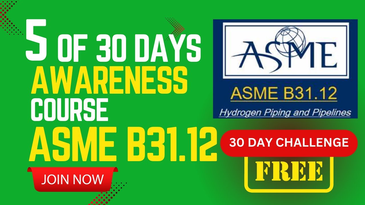 Day 5 of 30: ASME 31.12: Mastering Pipe Sizing & Pressure Drop in Hydrogen Piping #ASME31.12