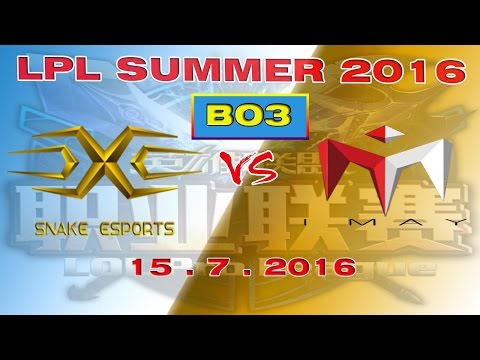 [Trận 1] SS vs IM (BO3) - Highlight LPL mùa hè 2016 - Snake vs IM (15/7/2016)