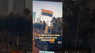 LGBTQ pride flags in Watch dogs 2 video game