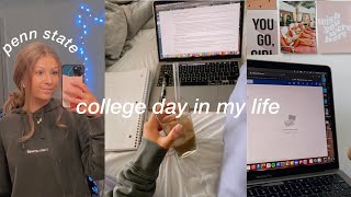 college day in my life back at PENN STATE