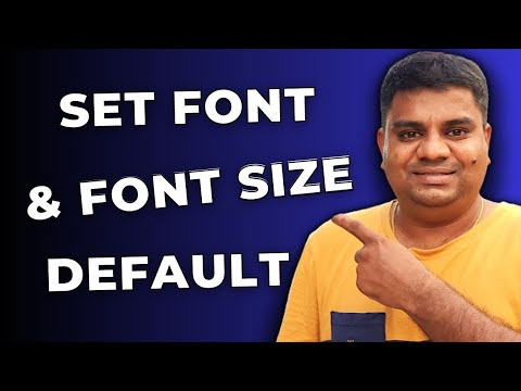 How To Set Times New Roman As Default In Word