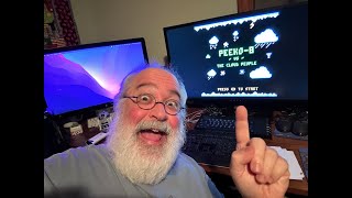 Peeko-8 vs The Cloud People - Pico-8 Video Game - Demo One - 4 Levels Done - Fantasy Console