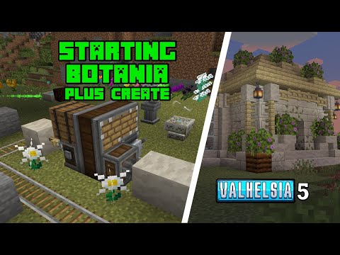 Jangro - How to start BOTANIA. Plus automation with Create! | Valhelsia 5 | Minecraft 1.19.2 [EP17]