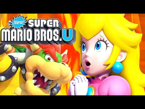 New Super Mario Bros. U Walkthrough Part 8 - Peach's Castle 100%