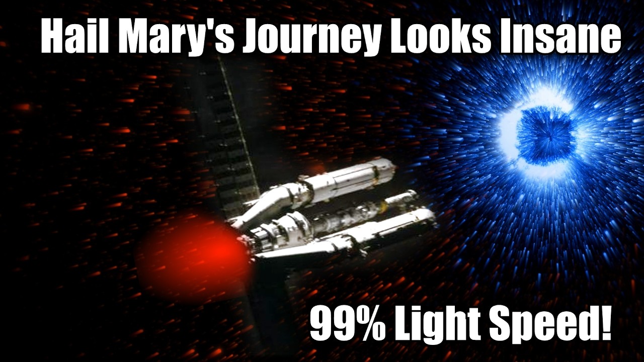 Travelling At 99% of The Speed Of Light Looks Strange - Project Hail Mary's Space Warp