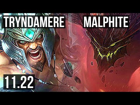 TRYNDA vs MALPH (TOP) | 7/0/4, 6 solo kills, 1.2M mastery, 400+ games, Godlike | TR Diamond | 11.22