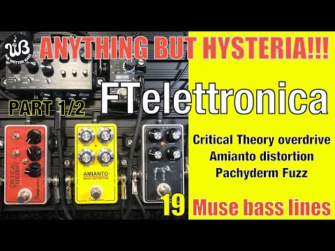PART 1/2 - How to sound like Christopher Wolstenholme, from Muse, using 3 FTelettronica pedals