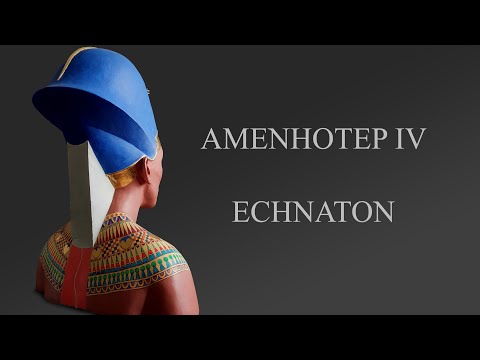 Amenhotep IV Echnaton (Akhenaten). Neue Büste von Matthias Wagner