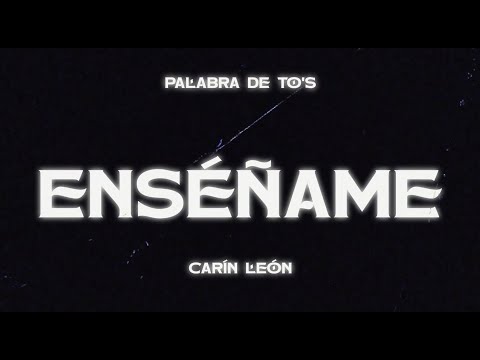 Carín León - Enséñame [Lyric Video]