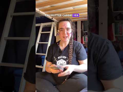 Trinket trading idea 😂 #Glitter #Cards #Crafts #TrinketTrading #RainbowAcroCosplay
