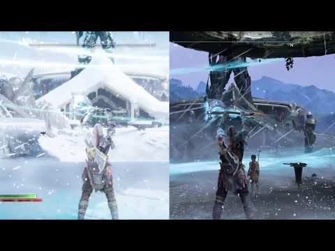 All Runic Attack Comparison God of War Ragnarok vs God of War 2018