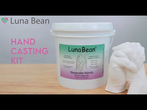 Luna Bean Keepsake DIY Hand Casting Kit Tutorial | How To Hand Casting |  Latest Version