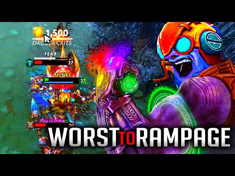 ARELIKS TINKER FROM WORST TO RAMPAGE! COMEBACK GAME | DOTA 2 7.32D | ARELIKS TINKER