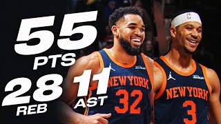 Karl-Anthony Towns - Josh Hart - New York Knicks