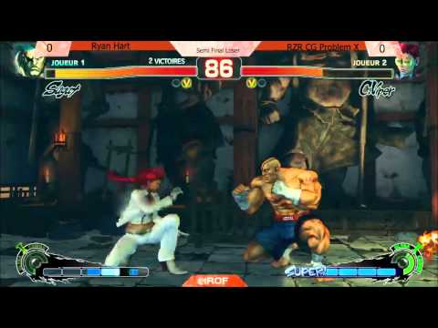 Ryan Hart (Sagat) vs RZR|CG Problem X (C. Viper) - Losers TOP6 - ROF3