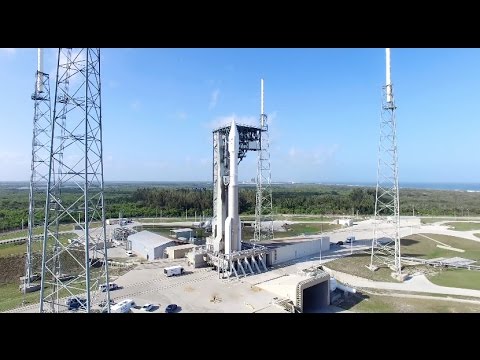 Aerial Views of Atlas V EchoStar XIX