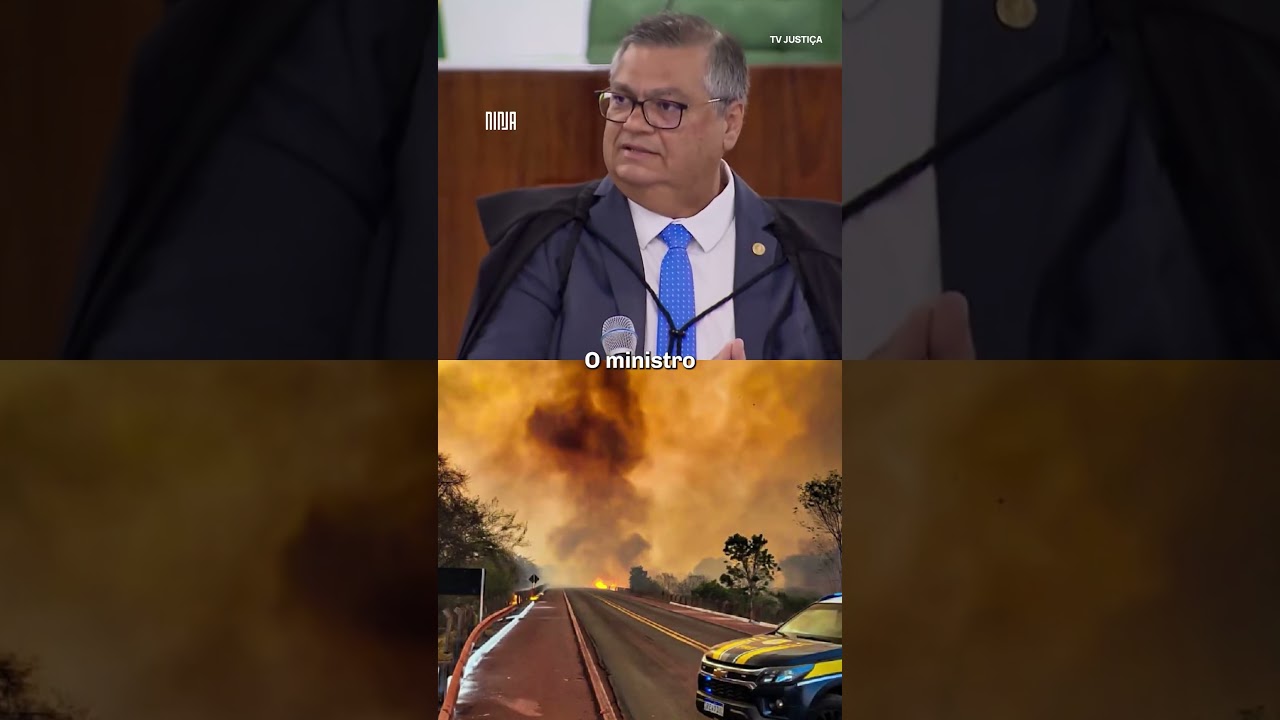 Ministro Flávio Dino diz que há uma epidemia de incêndios florestais no Brasil
