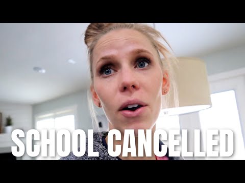 School is cancelled now. This is crazy.