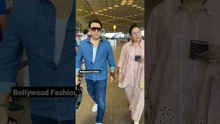 🔥Govinda & Wife Arrived at Airport #shorts #youtubeshorts #govinda #bollywood