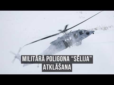 Militārā poligona "Sēlija" atklāšana