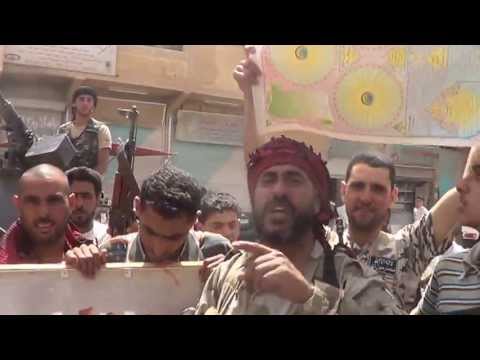 عودة عناصر الجيش الحر بعد السيطرة على حطلة من الميليشيات الشيعية في ريف دير الزور