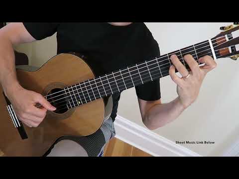 Lullaby No.1 by Isaías Sávio - Easy Classical Guitar (Level 1)