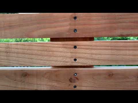 SIOO:X Scottish Larch freshly applied