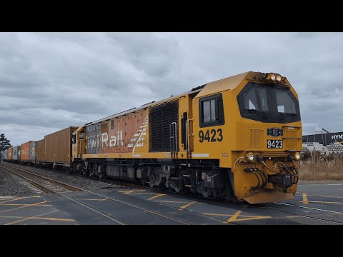 KiwiRail Freight Trains Around South Auckland