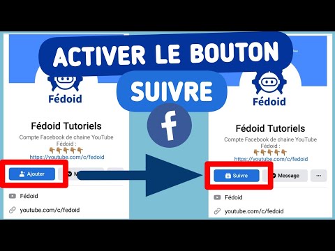 Comment Activer le Bouton SUIVRE sur FACEBOOK | Désactiver le bouton AJOUTER sur Facebook