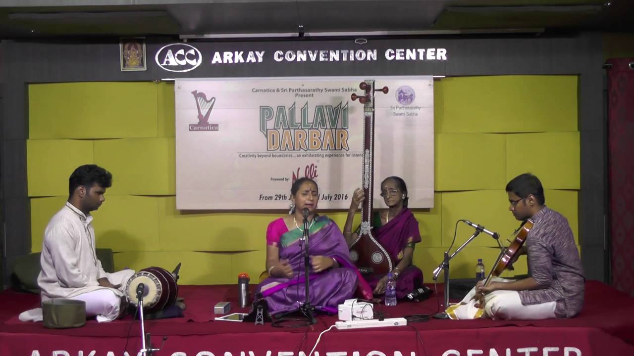 Pallavi Concert Competition l Aishwarya Shankar l Pallavi Darbar 2016 l Web Streaming