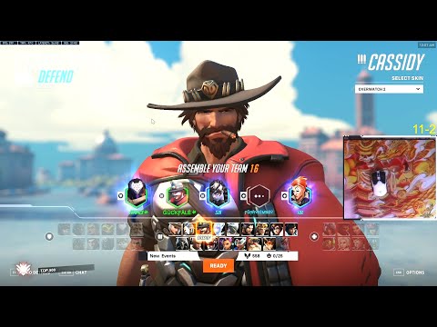 GALE DPS MAIN CASSIDY GAMEPLAY! OVERWATCH 2 TOP 500 SEASON 2