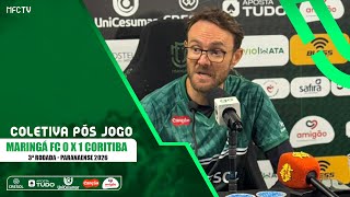 Coletiva pós jogo - Rodrigo Chipp - Maringá FC 0 x 1 Coritiba - Paranaense 2026 - 3ª Rodada