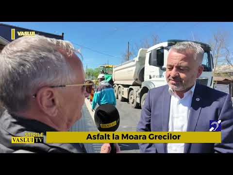 💥 S-A ÎNTÂMPLAT în Vaslui! Primul ASFALT turnat în Moara Grecilor! NIMENI nu credea că e posibil!