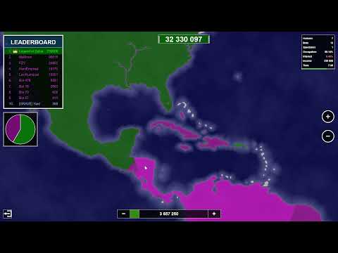 Zelda Conquers The Americas! Territory Games io - Territorial IO