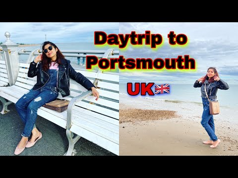 চলুন ঘুরে আসি সমুদ্রের ধারে | Day trip to Portsmouth | Day trip from London | South Sea Beach |
