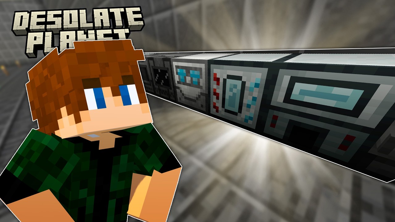 A TECNOLOGIA FINALMENTE CHEGOU!!! MÁQUINA E MAIS MÁQUINAS!!! - Minecraft Desolate Planet E12 (1.20)