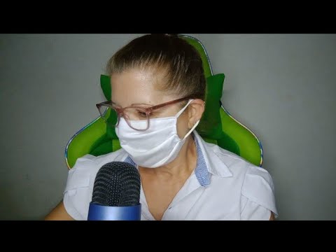 ASMR-DENTISTA EXTRAINDO SEU DENTE🥱😴