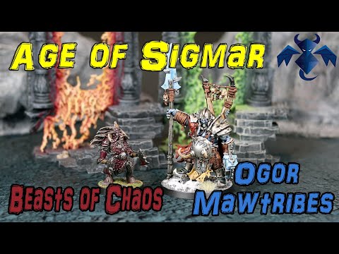 Age of Sigmar Battle Report- Beasts of Chaos vs Ogor Mawtribes: Retrieve the Prize