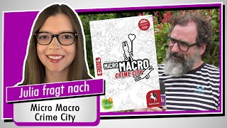 Im Interview: Michael Schmitt (Micro Macro Crime City / Edition Spielwiese) Spiel doch mal!