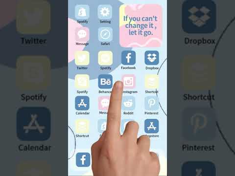 *iPhone 13* How to change iOS home screen themes easily, no shotcuts needed ios 14 home screen setup