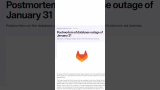 How a GitLab engineer DESTROYED their main database…
