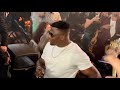 Fans go CRAZY as Francis Ngannou arrives for Jake Paul versus Nate Diaz fight