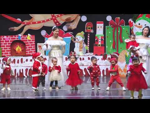 Merry Christmas & HNY 2025 - tiết mục "The Tambourine freeze" của khối Tiny Amon Mỹ Đình