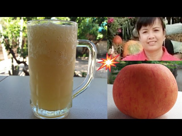 วิธีทำน้ำแอปเปิลปั่นดื่มเพื่อสุขภาพ/Healthy Smoothie Drink.