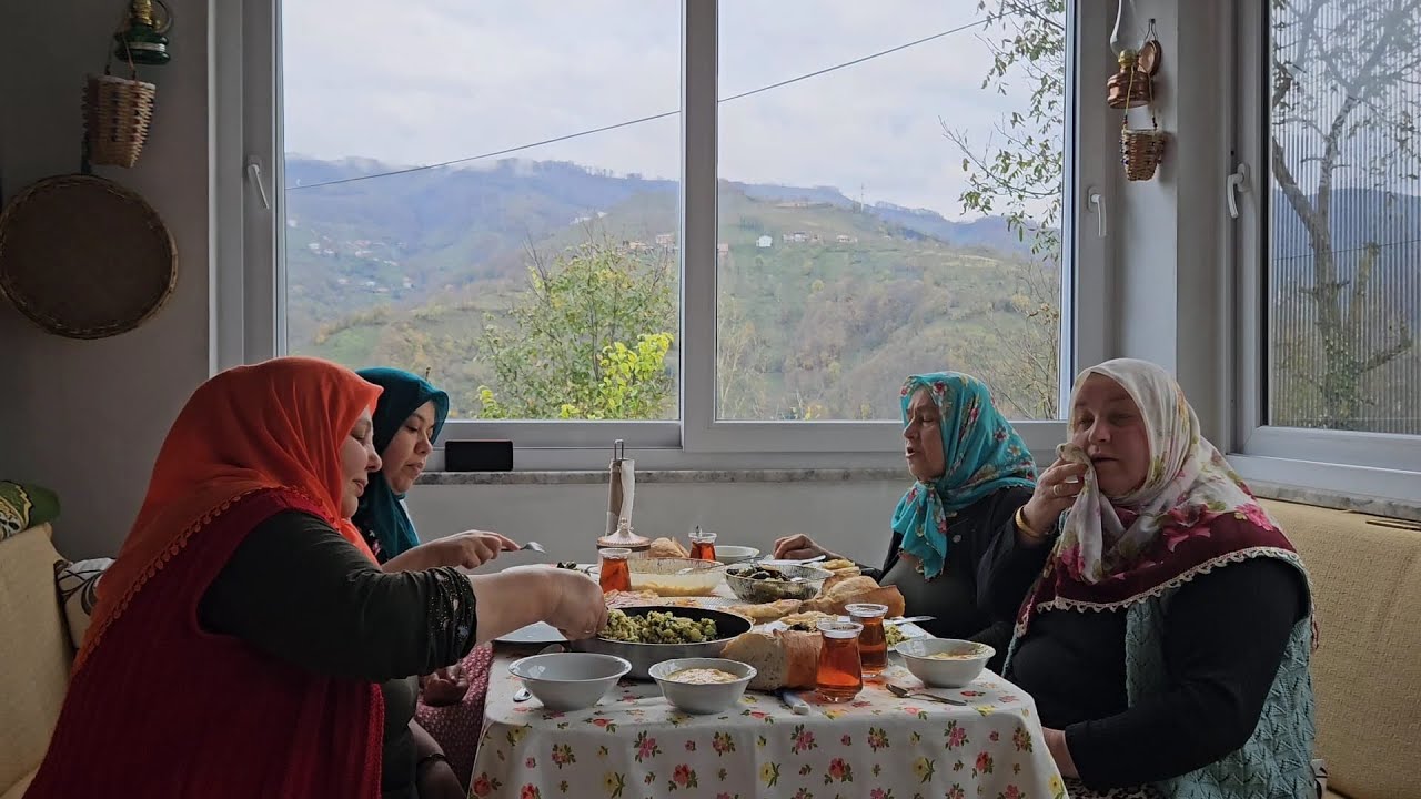 KOMŞULARIM ZİYARETİME GELDİ YEMEKTE HAVUÇ KAVURMASI 🔥