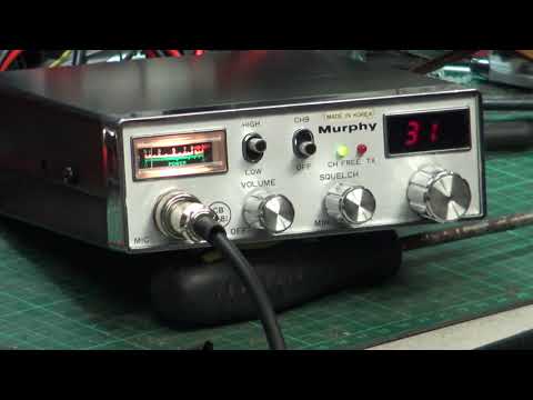 Murphy DS602 CB27/81 UK FM CB radio - On The Air test  Customer set