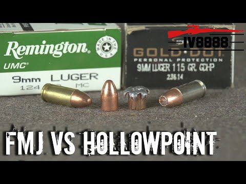 Ammo For Beginners: FMJ VS Hollowpoint