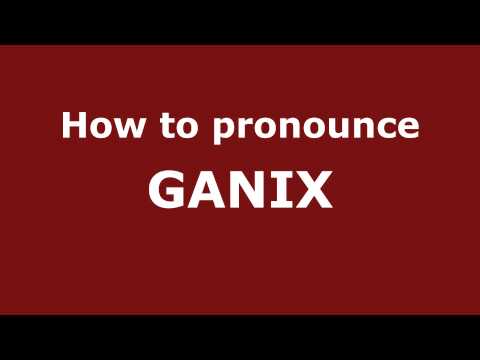 How to Pronounce GANIX in Spanish - PronounceNames.com