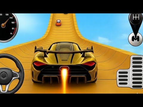 Mega Ramp Monster Car Racing 3D - Extreme Car Stunts - Android Gameplay