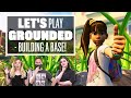 Let's Play Grounded Multiplayer - BUILDING BASES AND FIGHTING SPIDERS?